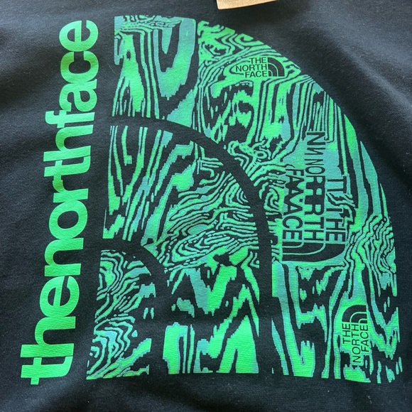 Men's NWT North Face Pullover Hoodie Size Large Color Black $60 🔥 (N) - Picture 2 of 5